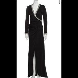Haney V Neck evening gown